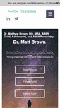 Mobile Screenshot of drmattbrown.com